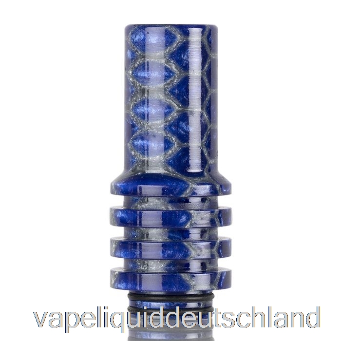 810 Chimney Snakeskin Drip Tip Blue Vape Deutschland